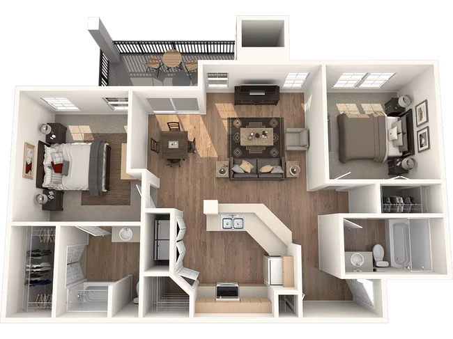 Unit 1908 1414 floor plan